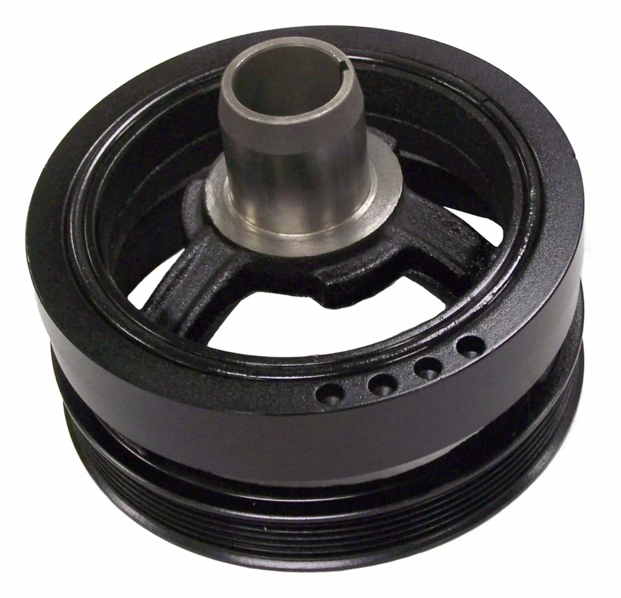 Crown Automotive - Metal Black Harmonic Balancer - 53020689AB